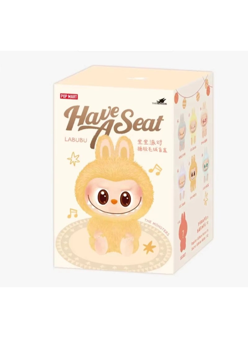 LABUBU Labubu Plush Toy Collection, Monster Dolls with Hanging Loop, Assorted Pastel Colors Blind Box, Big Into Energy Version 2 Series, 1PCS Random Color  - Image 4
