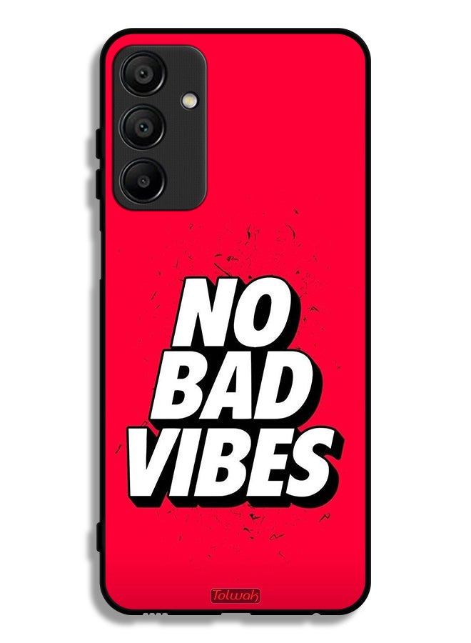 Tolwak Samsung Galaxy A15 5G Protective Case Cover No Bad Vibes - Image 1