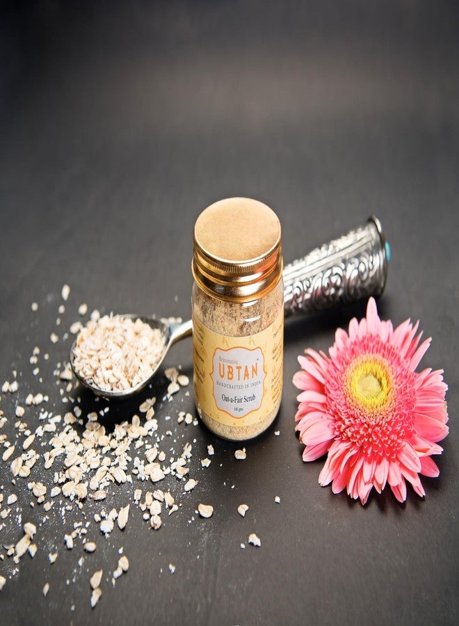 Rejuvenating UBTAN مقشر أوبتان أوت-أ-فير المنعش - مقشر طبيعي لطيف للبشرة الدهنية | يزيل الزيوت الزائدة، ويقلل التصبغات، ويعيد النضارة الطبيعية | نقي 100%، مصنوع يدويًا وخالٍ من المواد الكيميائية - 100 غرام - Image 3