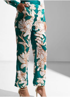 Threadz by Ajooni Floral Printed Shirt & Pants Set  - Image 4