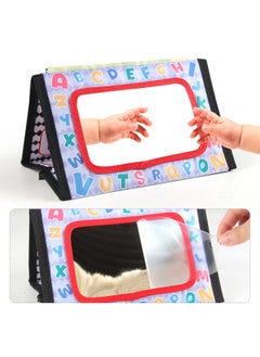 Generic Source 0-3 Years Old Baby Folding Desk Calendar Cloth Book Ha Ha Mirror Cloth Book Toy Animal Color English Cognition-Color:115-87a Forest Animal Model 135g-Specifications:Our Supports Labeling  - Image 4