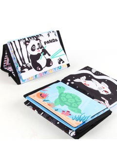 Generic Source 0-3 Years Old Baby Folding Desk Calendar Cloth Book Ha Ha Mirror Cloth Book Toy Animal Color English Cognition-Color:115-87a Forest Animal Model 135g-Specifications:Our Supports Labeling  - Image 5