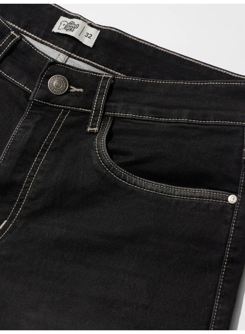 The Souled Store  The Souled Store Men Graphite Grey Solid Slim Fit Jeans for Men | Best Price UAE