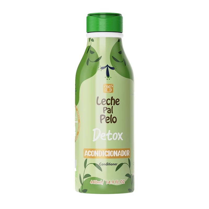 Leche Pal Pelo Detox Conditioner  Infused with Apple Cider Vinegar Honey Extract and Green Tea Experience Total Hair Transformation Repair and Natural Shine 149 oz