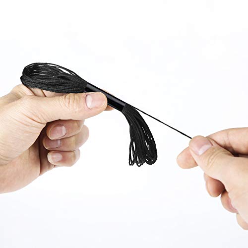 Peirich 96 Black White Skeins Stranded Cross Stitch Floss Friendship Bracelets String Embroidery Thread with 12 Pieces Floss Bobbins, Cross Stitch Project - Image 3