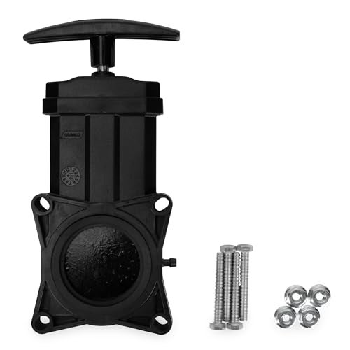 Camco RV Replacement Waste Valve with Handle - Features Durable Plastic Handle & 1.5-Inch Diameter Valve Opening (39503) - Image 1