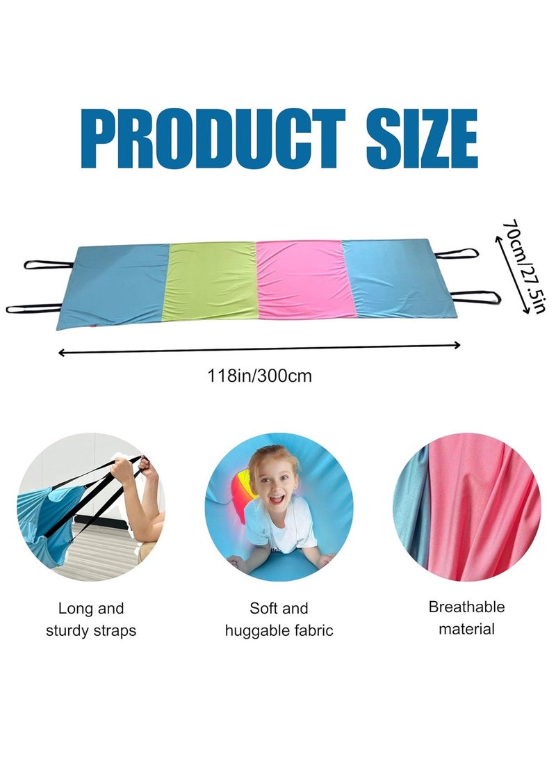 general Sensory Tunnel Sensory Compression Games for Kids Stress Relief Toy Tunnel Enjoy Happy Hour Improve Balance and Body Coordination - Image 4