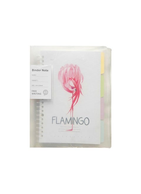 Waterproof PP Cover A5 Loose Leaf Notebook With Line Pages Printing