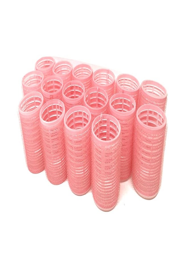 THE UM24 Set of 16 Self Grip Holding Hair Rollers Pro Salon Hairdressing Curlers Great for Fine & Short Hair - Medium Size Self Stick Hair Roller - Image 2