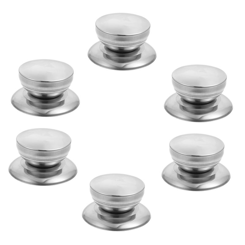 6pcs Non Slip Replacement Pot Lid Knobs Sturdy Safe Pan Cover Handles - Image 2