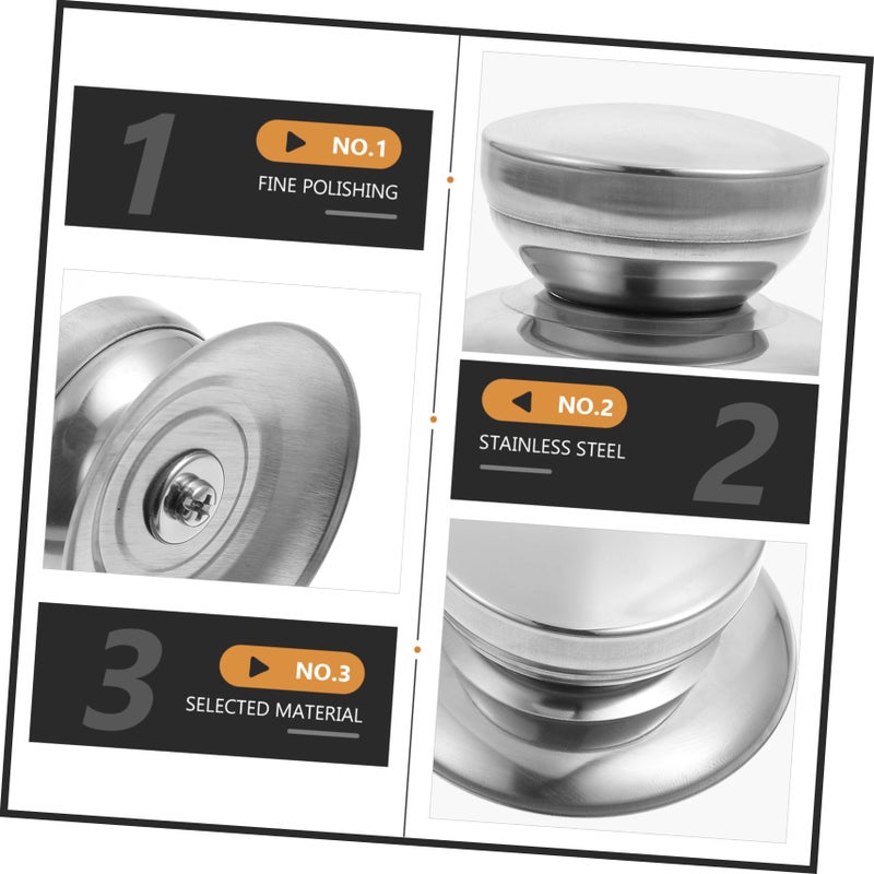 6pcs Non Slip Replacement Pot Lid Knobs Sturdy Safe Pan Cover Handles - Image 5