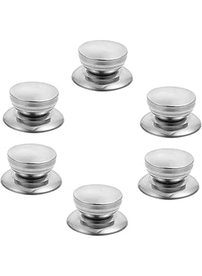 6pcs Non Slip Replacement Pot Lid Knobs Sturdy Safe Pan Cover Handles - Image 1