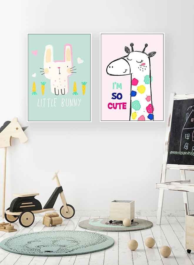 Nariele 3-Piece Cartoon Pattern Decorative Wall Painting - Image 2