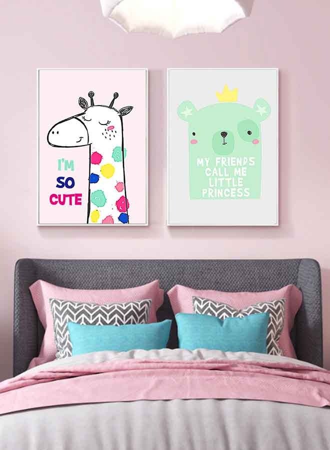 Nariele 3-Piece Cartoon Pattern Decorative Wall Painting - Image 3