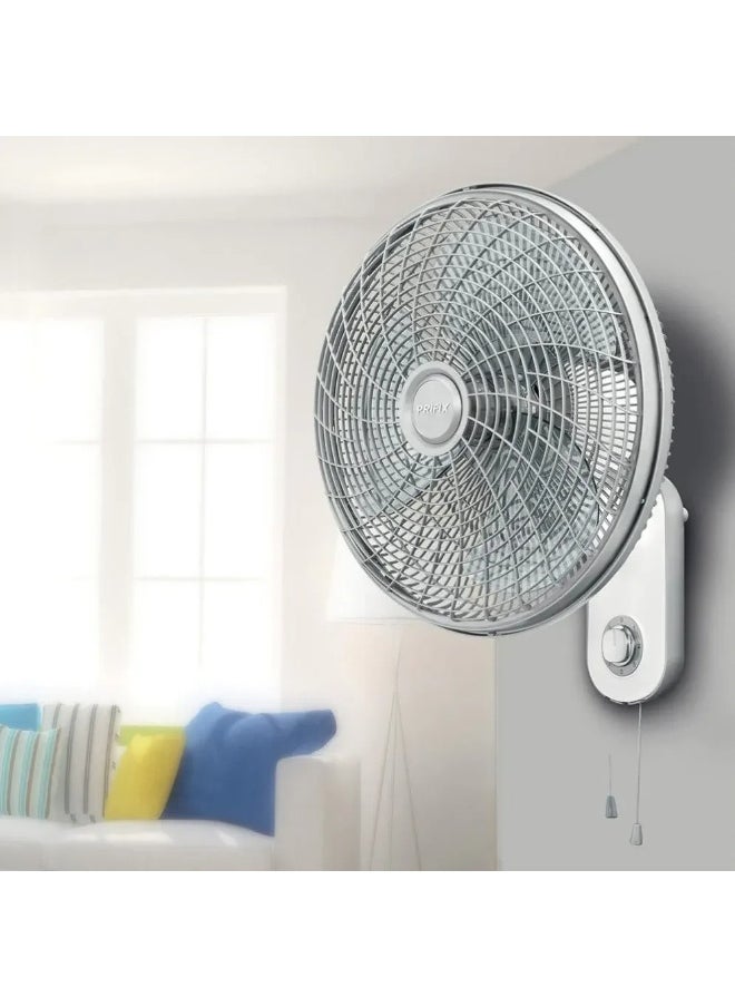بريفيكس مروحة حائط بريفكس هاواي، 17 بوصة، 3 ريشة، ألوان متعددة، WFH-170  - Image 1