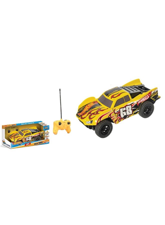 Hot Wheels سيارة تحكم عن بعد هوت ويلز باجا شاحنة 1/24 تعمل بالبطارية | سيارة للطرق الوعرة | سيارة سباق | سيارة للعرض | مركبة لعبة | هدية لجمع المتعلقات والأطفال - Image 2