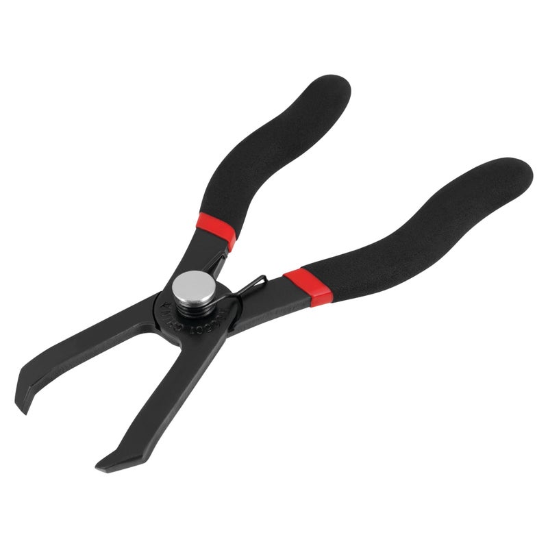 Performance Tool W86561 Angled Push Pin Pliers for Retainer & Anchor for Honda, Toyota, GM, Ford, Chrysler, Black - Image 1