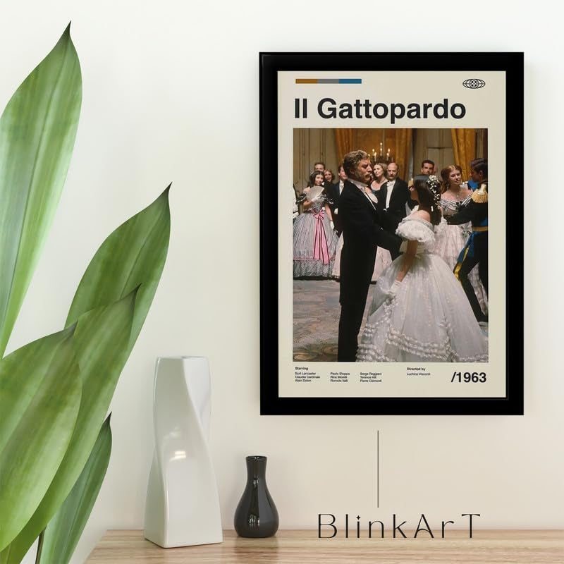 BLINKART BLINKART Aesthetic The Leopard II Movie Photo Frame Album Poster Mid Century Wall Art Print Decor For Home Bedroom Living Room Bedroom Home Office Study Room  - Image 2