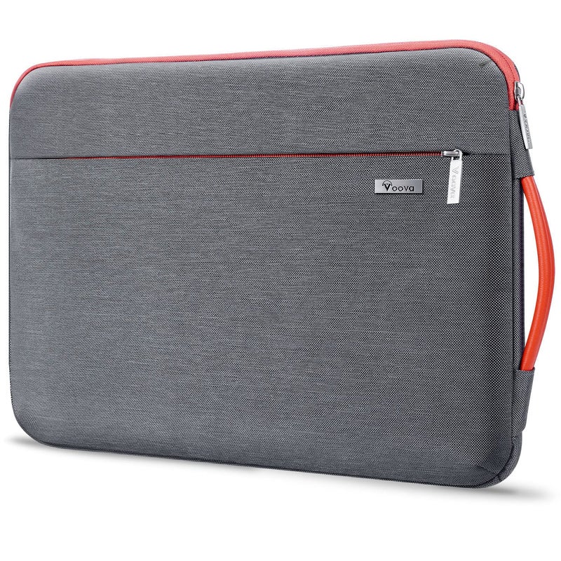 Voova Laptop Sleeve Case 15.6 16 Inch, 360° Protective Computer Carrying Bag Cover Compatible with MacBook Pro/Max 16 M3 M2 M1 2023-2019, Dell XPS 15,15-16" Hp Acer Asus with Organizers, Grey - Image 1
