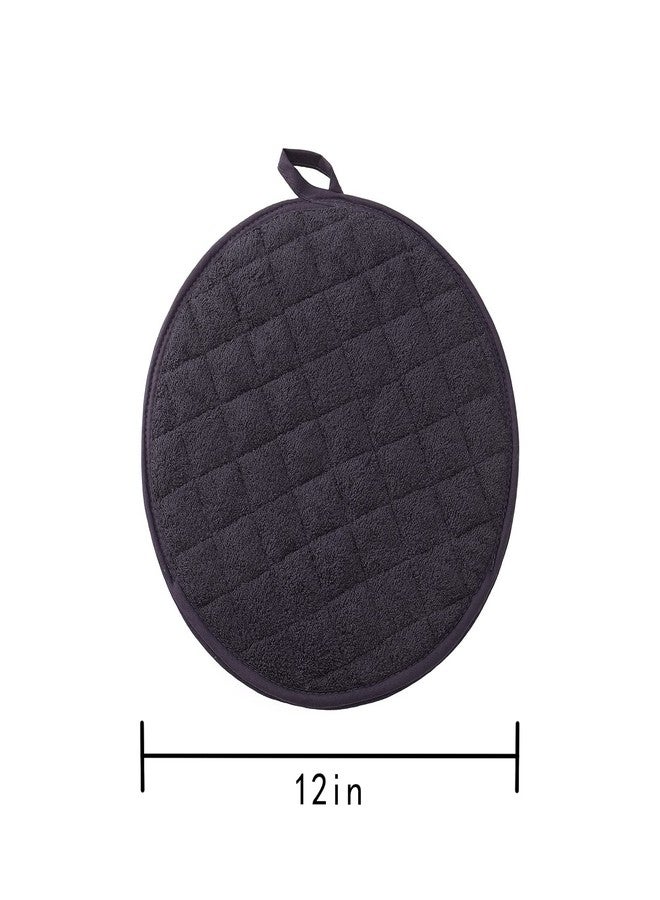 Lifaith Tortilla Warmer,Tortilla Server,Pancake Keeper,2-Pack 12 Inch,High Density Fabric Microwave-Safe Tortilla Server Bag for Keeping Food Warm & Soft at Home/Picnics(Dark Grey) - Image 2