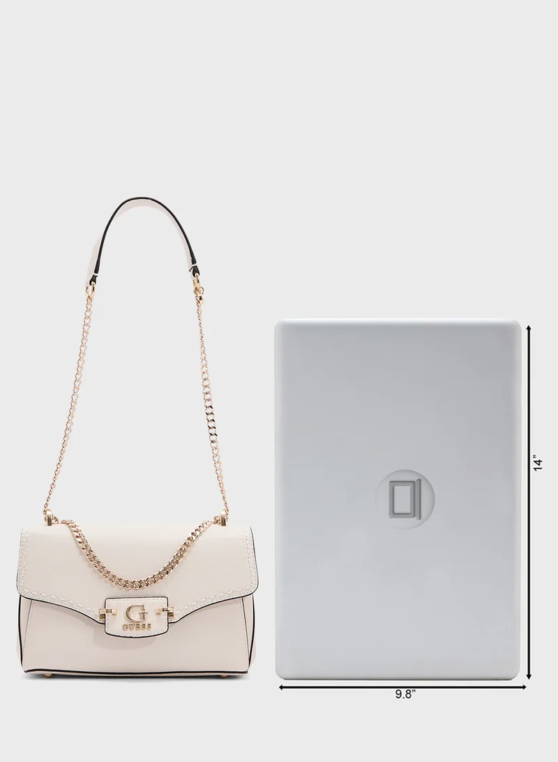 GUESS Nastra Convertible Crossbody Flap
