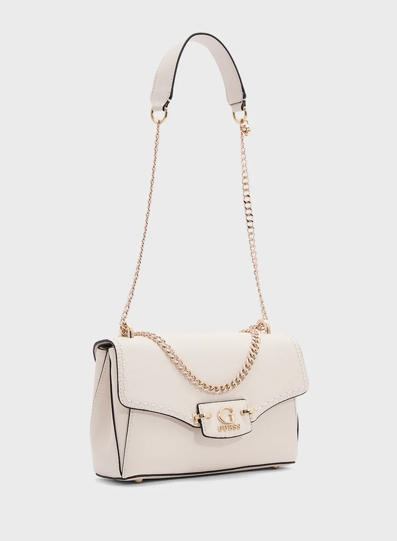GUESS Nastra Convertible Crossbody Flap
