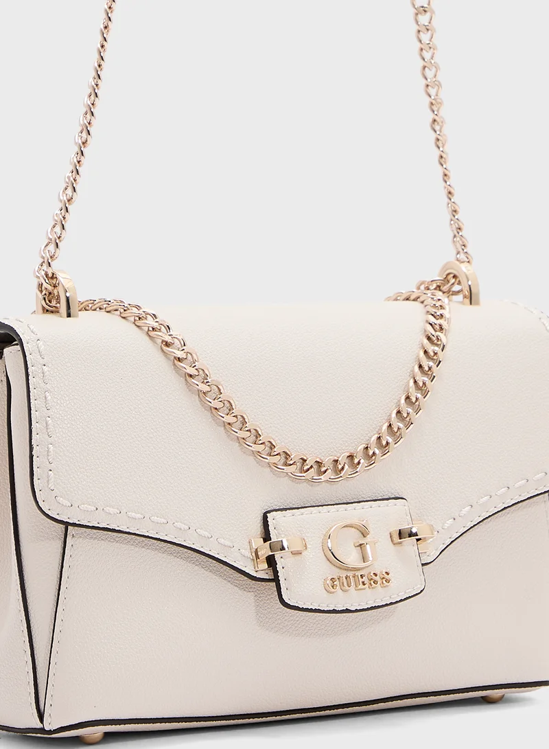 GUESS Nastra Convertible Crossbody Flap