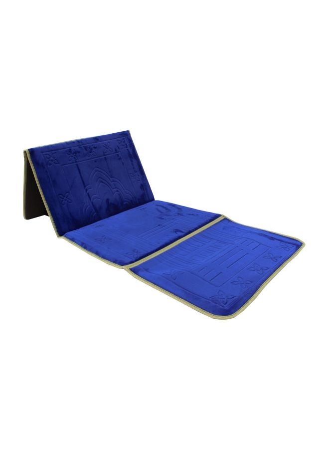 Cotton Foldable Mat Blue/Yellow 72x53cm