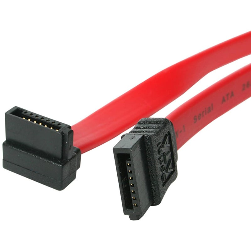 StarTech 24-Inch SATA to Right Angle SATA Serial ATA Cable (SATA24RA1)