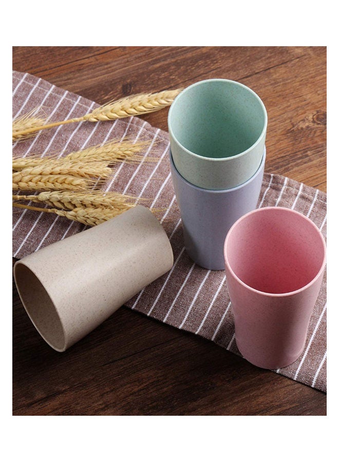 NIBEMINENT 4-Piece Cup Set Multicolour 350ml - Image 3