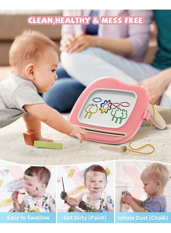 Kikapabi Magnetic Drawing, Doodle Board for Toddlers Age 1-2, Writing Board, Preschool Learning and Educational Toys for 1 2 3 Years Old Girl Boy, Gift for Birthday Christmas New Year(Pink) - Image 5