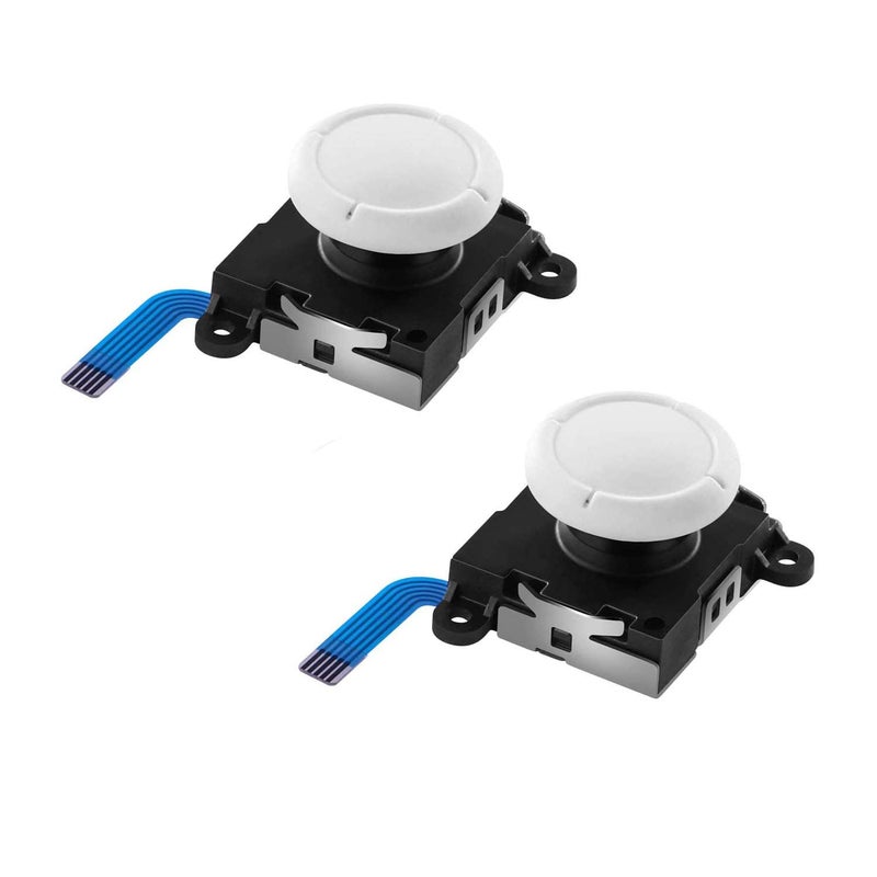 Kinyanco Replacement 3D Analog Joystick for Switch lite and Switch Joy-Con, Left or Right Analog Thumb Stick Joystick Replace (2-Pack) - Image 1