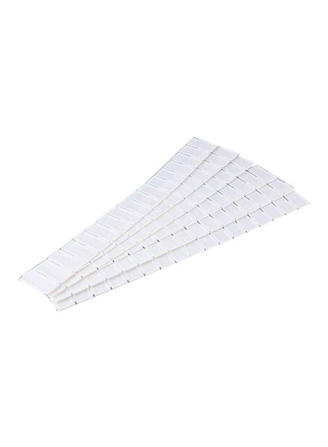 Alyashmac 6-Piece Grid Drawer Divider Organizer Set White 44x5x0.2centimeter - Image 1