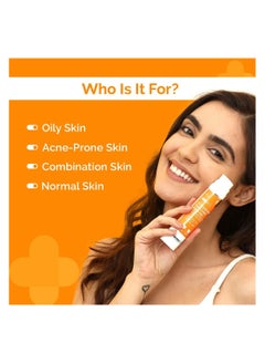 THE derma Co The Derma Co Hyaluronic Sunscreen Aqua Ultra Light Gel With Spf 50 Pa++++ For Broad Spectrum, UV A, UV B & Blue Light Protection For Oily Skin - 50G  - Image 2