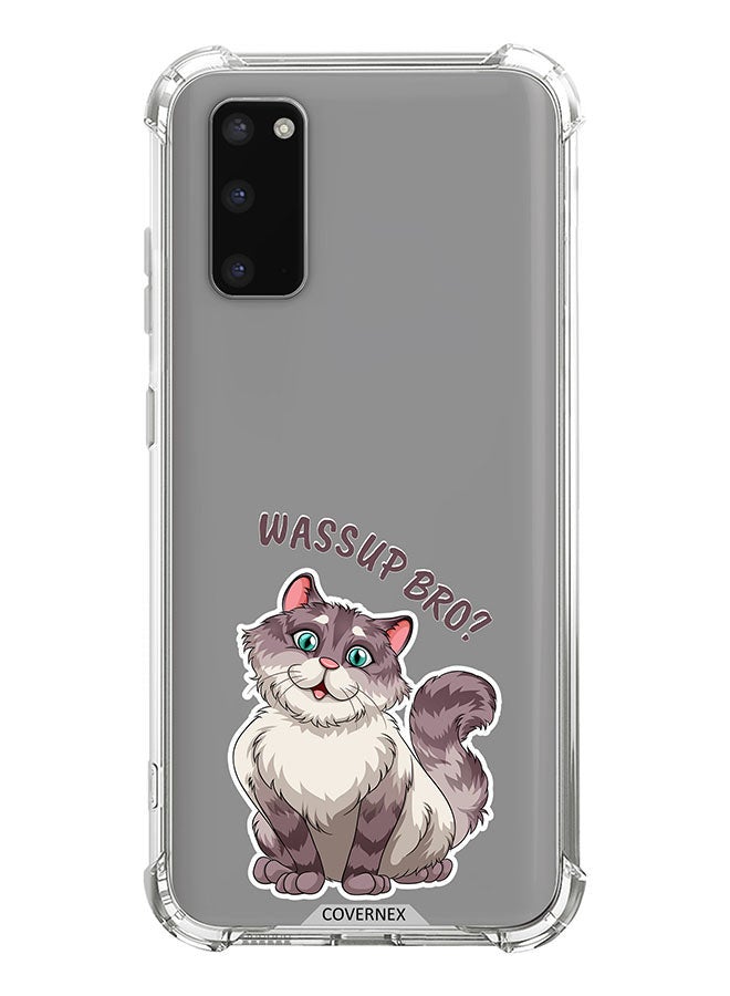 Covernex Shockproof Protective Case Cover For Samsung Galaxy S20 Cat Eyes - Image 1