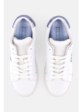 DKNY Women Medium Abeni Arch Lace Up Casual Shoes, White  - Image 3
