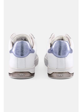 DKNY Women Medium Abeni Arch Lace Up Casual Shoes, White  - Image 2