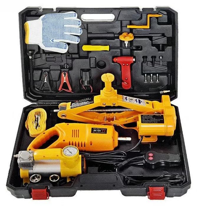 Gasin Car Electric Jack Car Toolbox Jack Horizontal Car Emergency Kit - Image 1