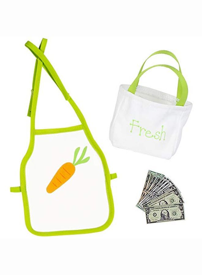 Adora مجموعة ألعاب السوق الزراعي الخشبية الرائعة 31 قطعة لدمى 18 إنش - Image 4