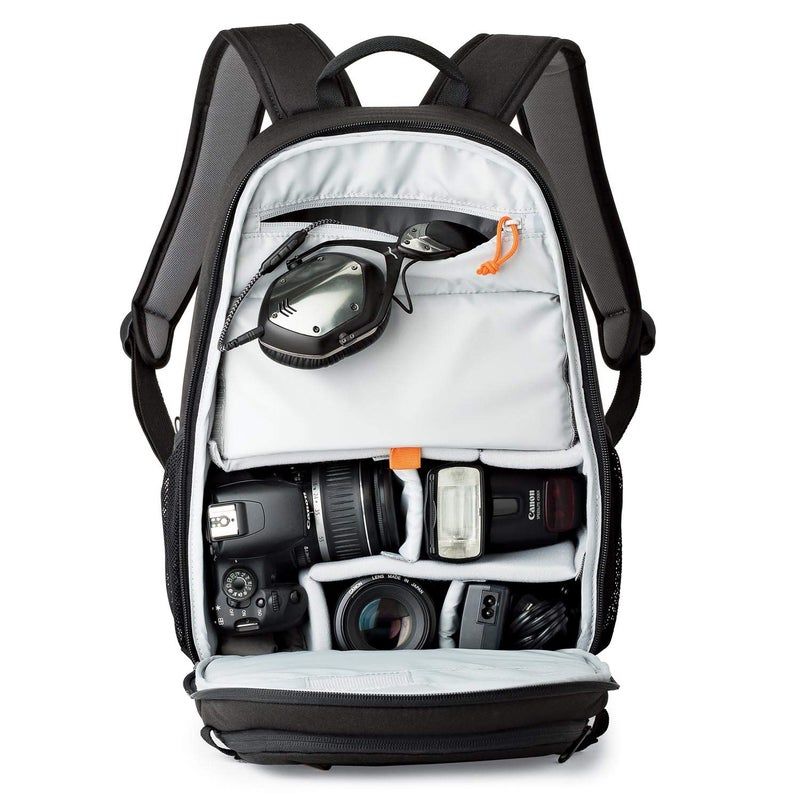 Lowepro Tahoe BP 150, Camera Bag, Lightweight Compact Camera Backpack for Cameras, CSC, DJI Spark Drone, Black, 27.5 x 21.7 x 40.3 cm, Medium LP36892-PWW - Image 4