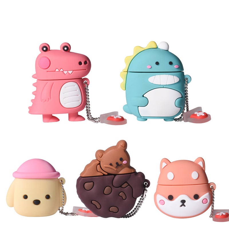 Funny Cartoon Animal Usb Disk 64Gb Cute Akita Dog Usb Disk Creative Gift For Friends Dinosaur Usb Disk - Image 2