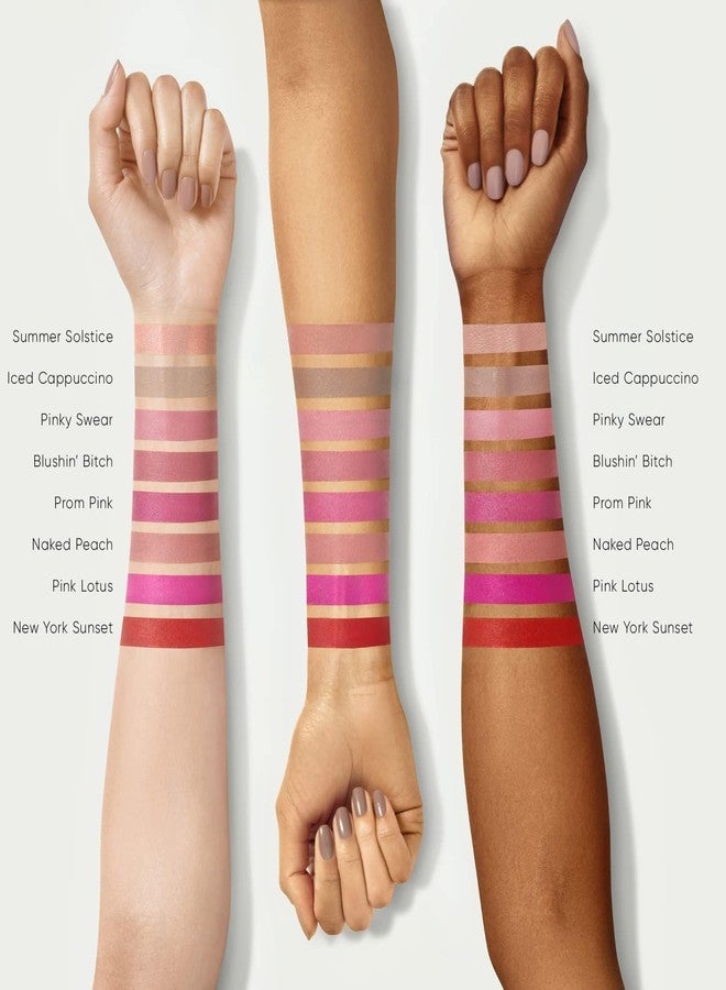 MELOWAY Hi-Rise Hydrating Matte Lipstick | Moisturizing, High-Pigment, Vegan Formula | Long-Lasting, Non-Drying, One-handed Capless Lipstick for Easy Application, Prom Pink - Image 2