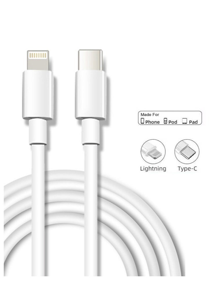 REACLOUD - iPhone Charger Cable 1M [MFi Certified] USB C to Lightning Cable Fast Charging Power Delivery PD 20W iPhone Cable for iPhone 14/14 Pro/14 Plus/14 Pro Max, iPad Pro, iPhone 8-13 All Series - Image 1