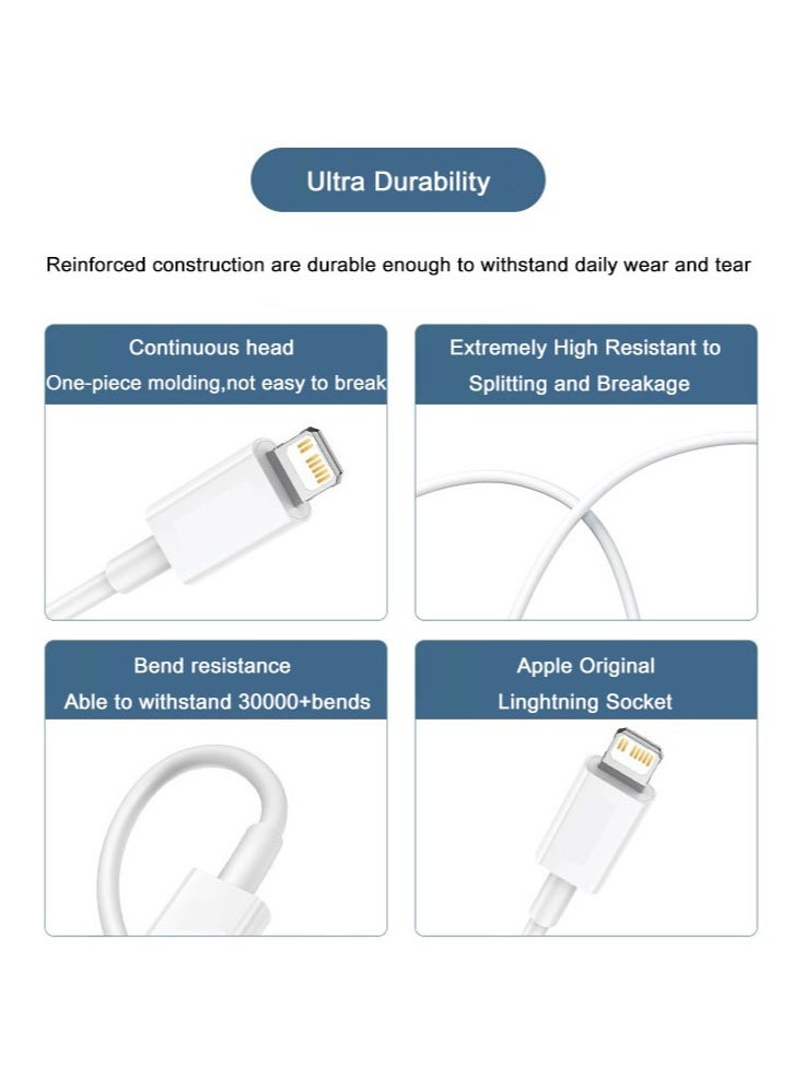 REACLOUD - iPhone Charger Cable 1M [MFi Certified] USB C to Lightning Cable Fast Charging Power Delivery PD 20W iPhone Cable for iPhone 14/14 Pro/14 Plus/14 Pro Max, iPad Pro, iPhone 8-13 All Series - Image 1