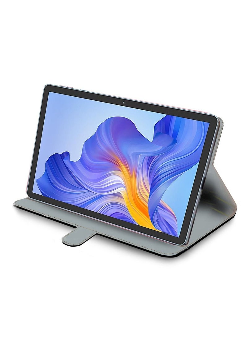 اوميكر جراب فليب ذكي من الجلد عالي الجودة مع حامل مغناطيسي لهاتف Honor Pad X8 10.1 Inch 2022 / Pad X8 Lite 9.7 Inch 2022 بوصة 2022 أزرق بحري - Image 4