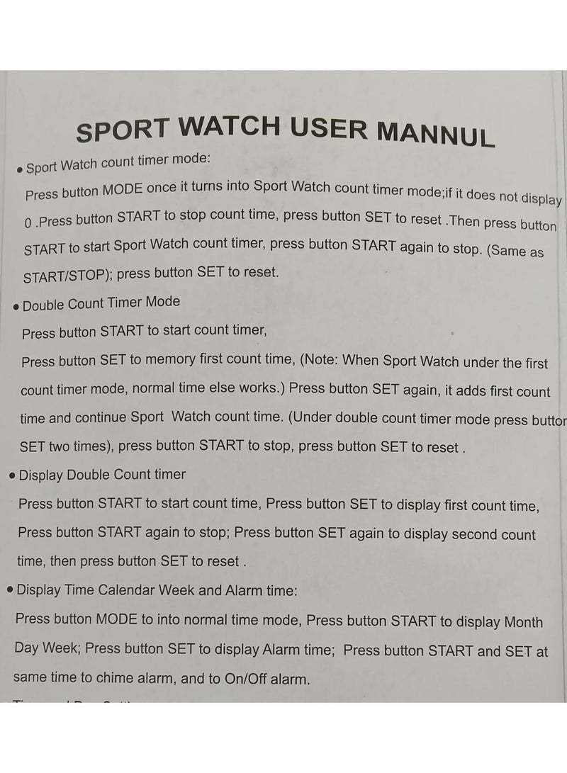 Atket 013 Digital Handheld LCD Sports Stopwatch Timer Stop Watch - Image 2