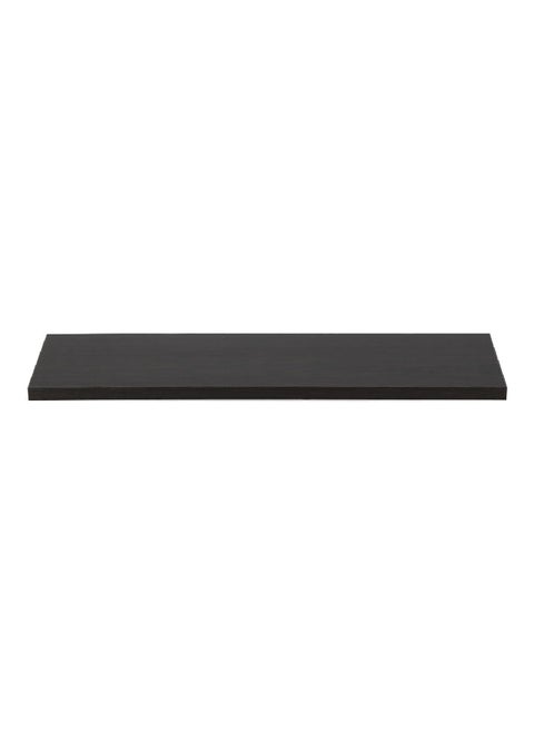 Modern Designed Rectangular Wall Mounted Wooden Floating Shelf Espresso 1.8 x 120 x 20 cm 15473
