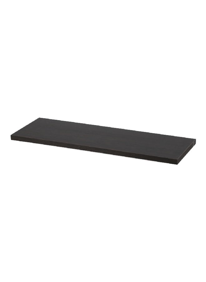 Micasa - Modern Designed Rectangular Wall Mounted Wooden Floating Shelf Espresso 1.8 x 120 x 20 cm 15473 - Image 1