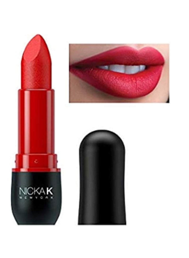 Nicka K Red Vivid Matte Lipstick by Nicka K NMS 01 - Image 1