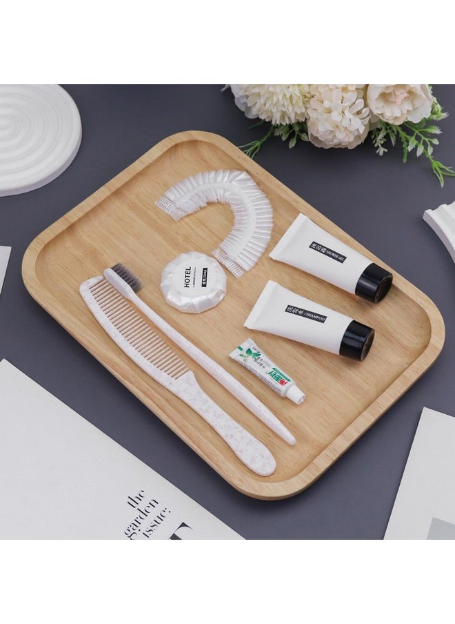 Lomgwumy Hygiene Kit, Hygiene Kit Bulk, Travel Hygiene Kit With Toothbrush, Toothpaste, Comb, Shampoo, Shower Gel, Shower Cap And Soap, Individually Packed, Suitable For Home, Hotel, Camping, Travel (PACK-12)  - Image 2